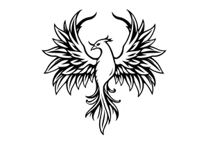 Master and phoenix tattoo idea