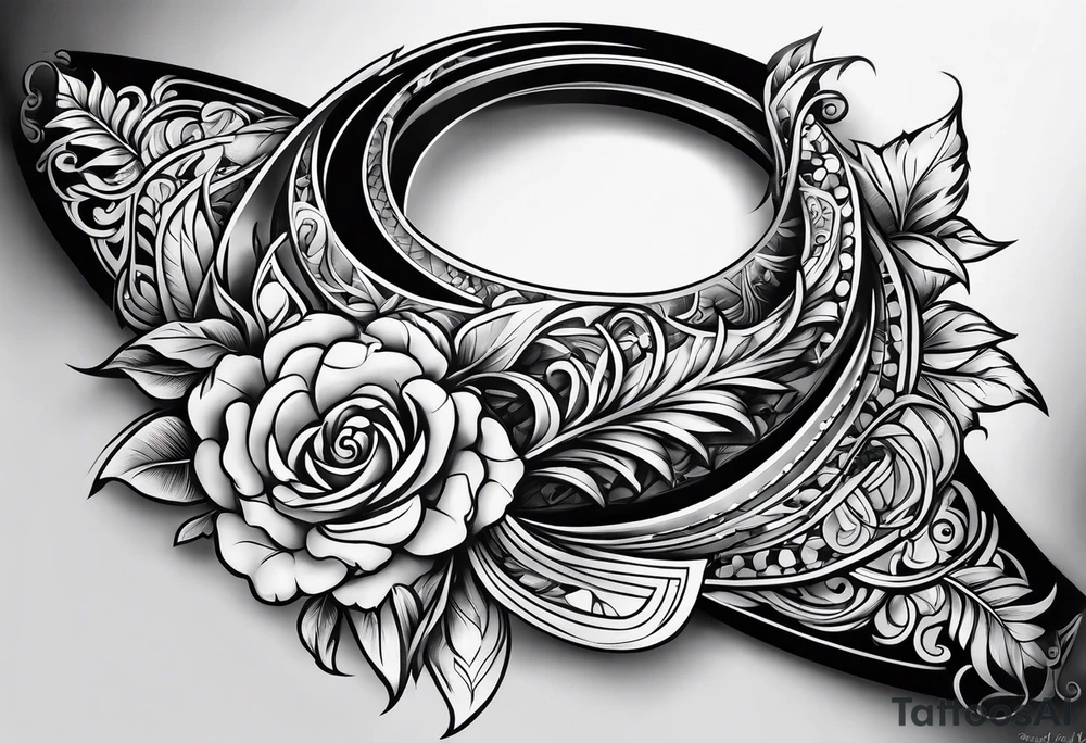 Hand wrapped around neck tattoo idea
