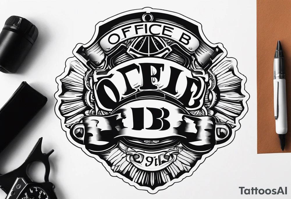 Officer B.D. tattoo idea