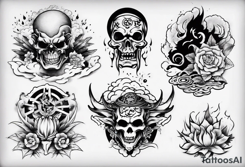 the good and the bad tattoo idea