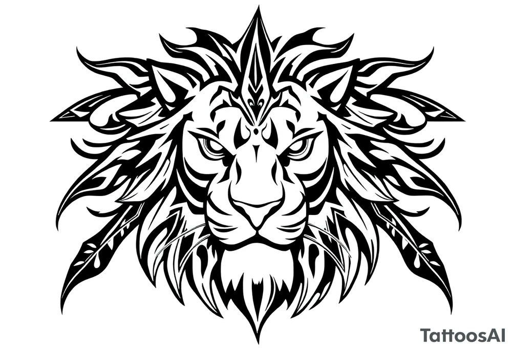lion tattoo idea