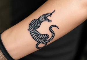 Snake tiger crane 
monkey tattoo idea