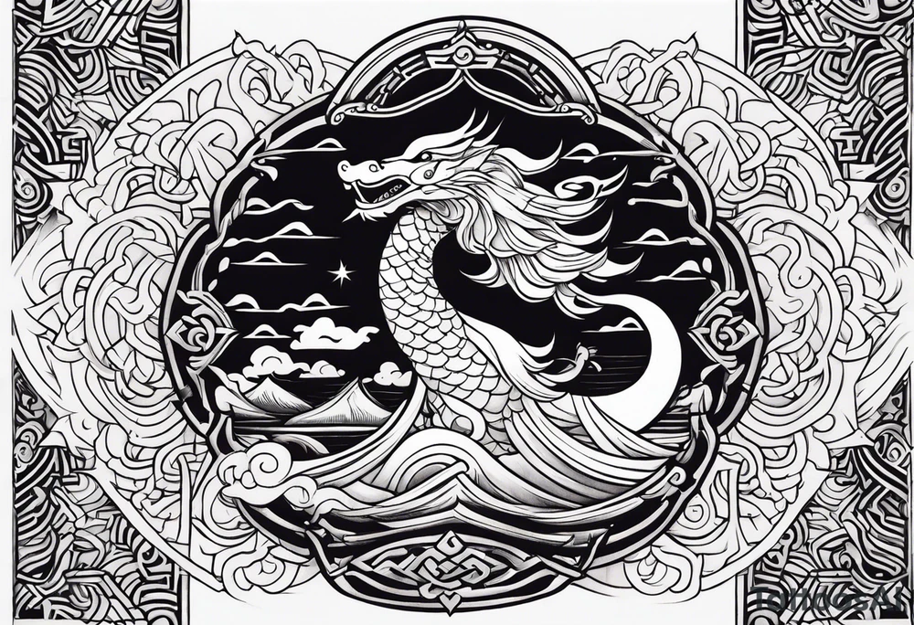 Traditional Japanese tattoo representation of consistency tattoo idea