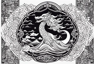 Traditional Japanese tattoo representation of consistency tattoo idea