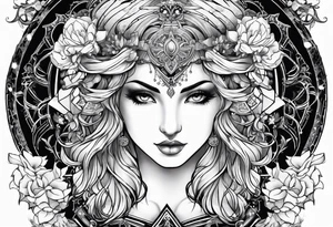 Gemini zodiac sign tattoo idea