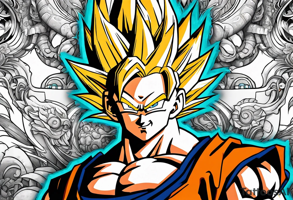 dragonball z tattoo idea