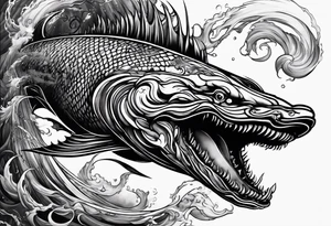 Evil leviathan tattoo idea