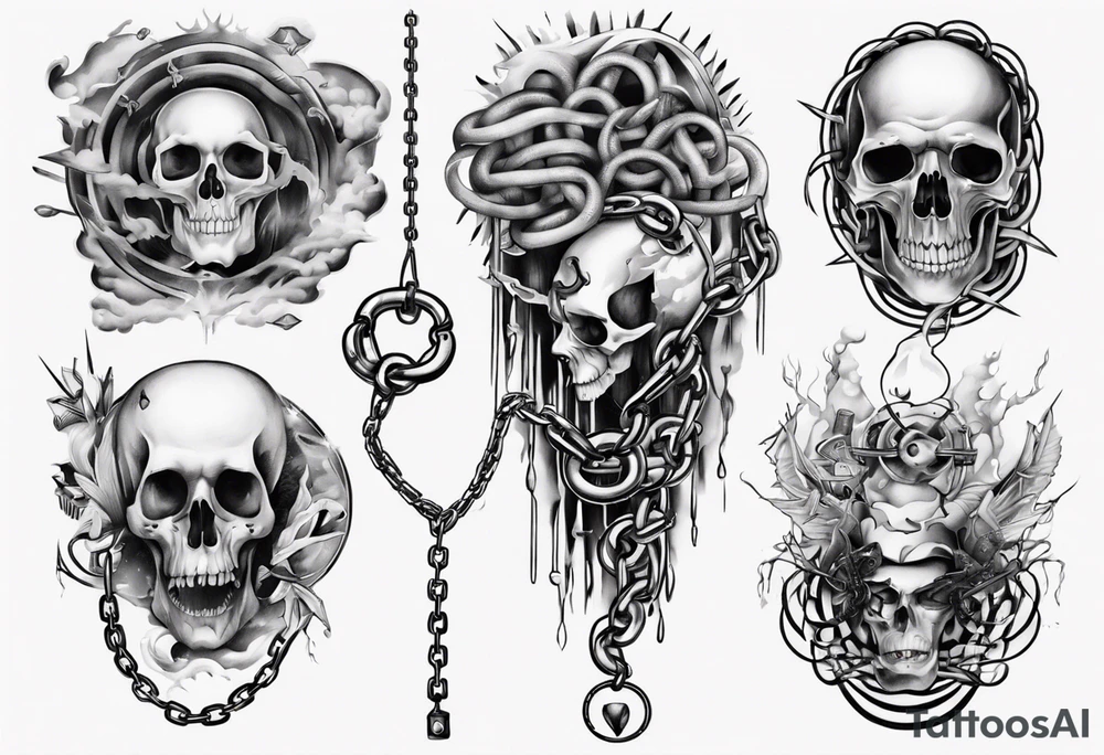 Chains tattoo idea