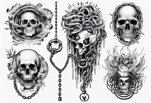 Chains tattoo idea