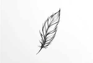 Feather tattoo idea