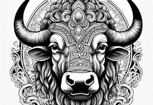 Buffalo tattoo idea