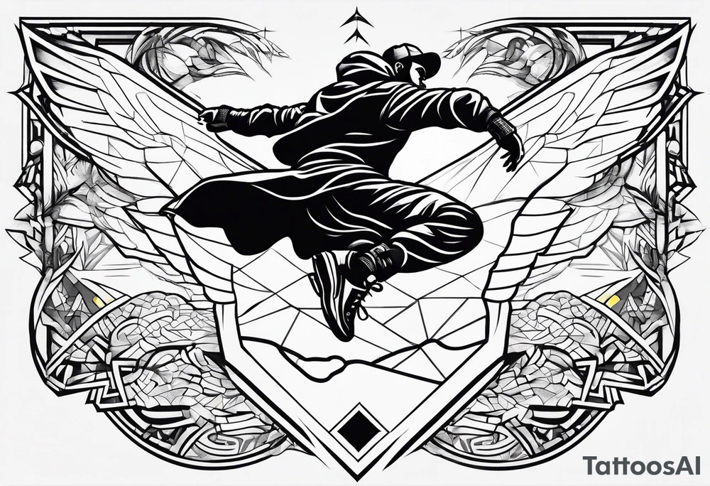 Jumpman logo tattoo idea