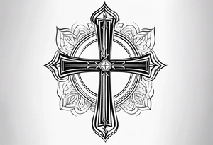 Faith Cross tattoo idea