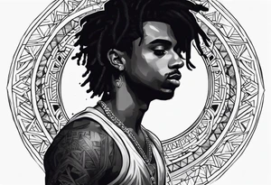 belly tattoo playboi carti tattoo idea