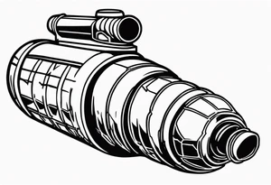gun grenade tattoo idea