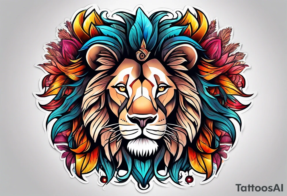 Lion tattoo idea