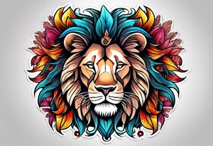Lion tattoo idea