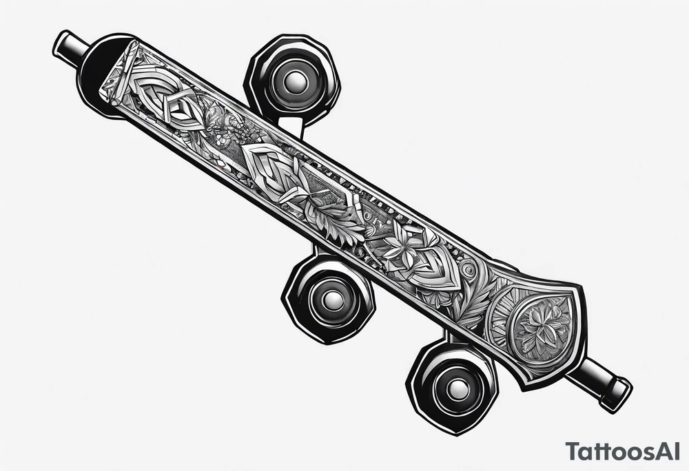 Pogo stick tattoo idea