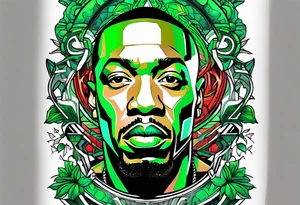 Dr dre green tattoo idea