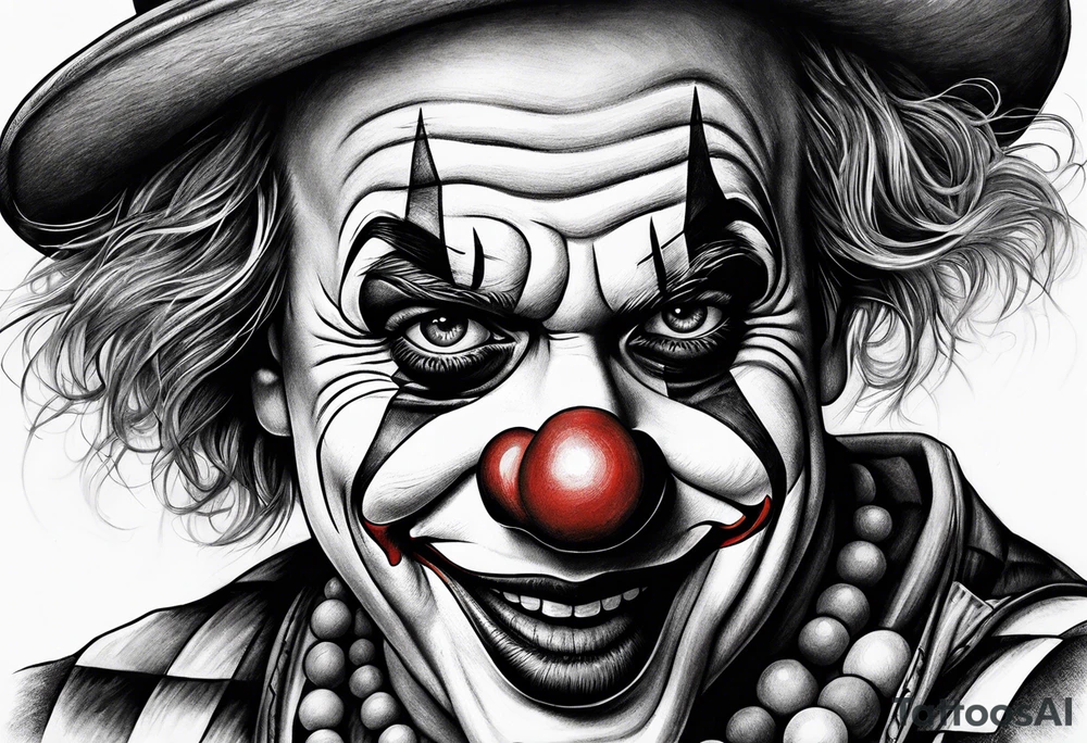 Clown tattoo idea