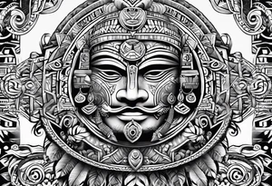 Aztec tattoo idea