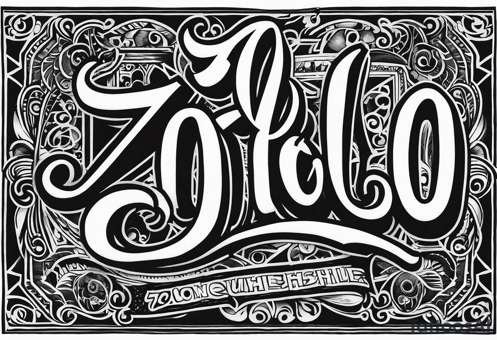 Long live zo 
    paperchaser tattoo idea