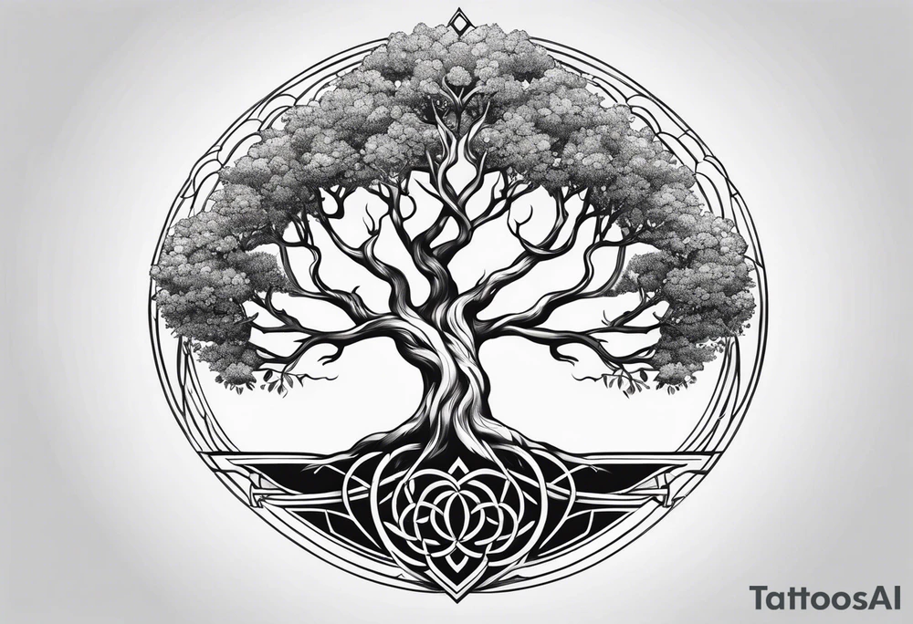 Yggdrasil petit tattoo idea