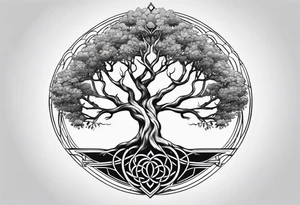 Yggdrasil petit tattoo idea