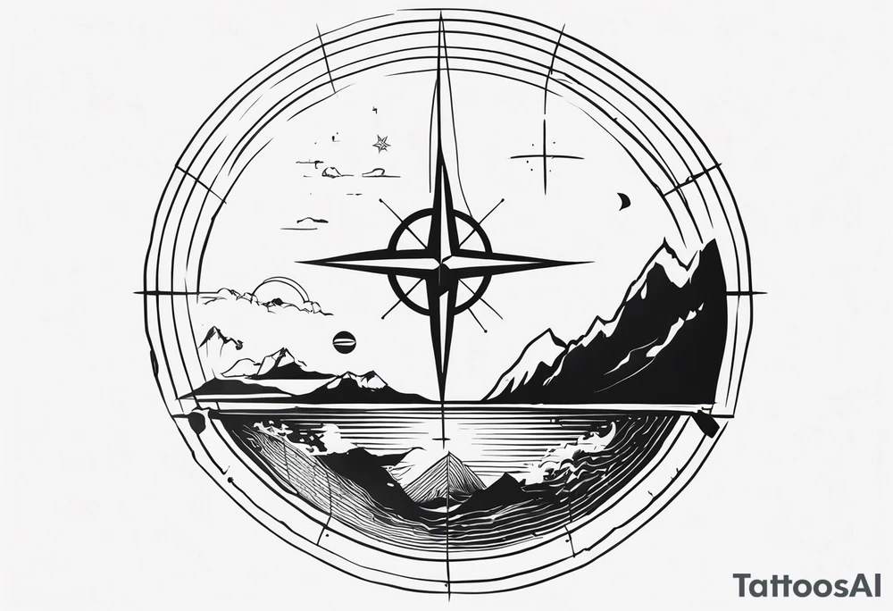 Latitude longitude tattoo idea