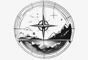 Latitude longitude tattoo idea