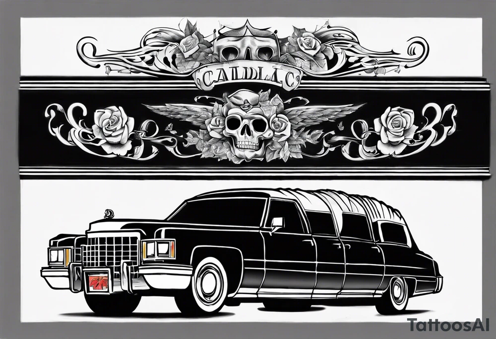 1973 Cadillac hearse
L tattoo idea