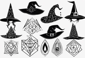 Witch hat tattoo idea