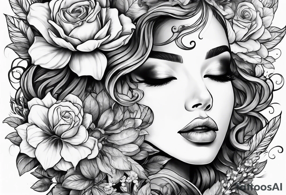 the album cover of Flower boy tattoo idea