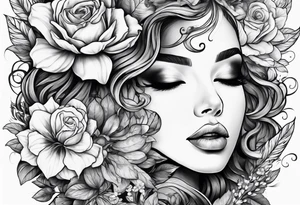 the album cover of Flower boy tattoo idea
