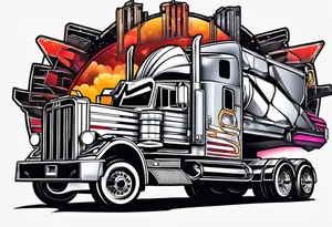 Darth Vader as a truck tattoo idea