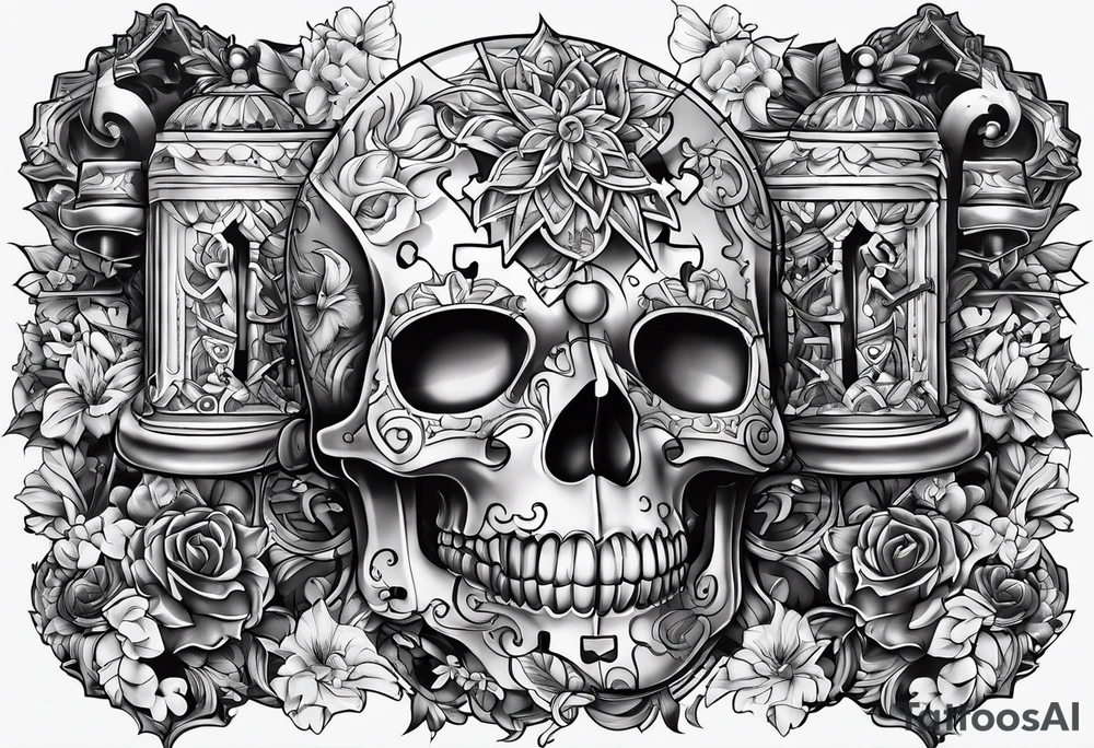 Jigsaw piece tattoo idea