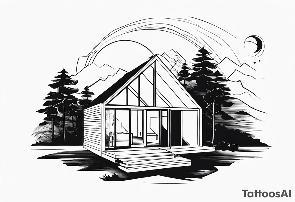 house tattoo idea
