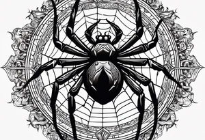 web and the spider to descend tattoo idea