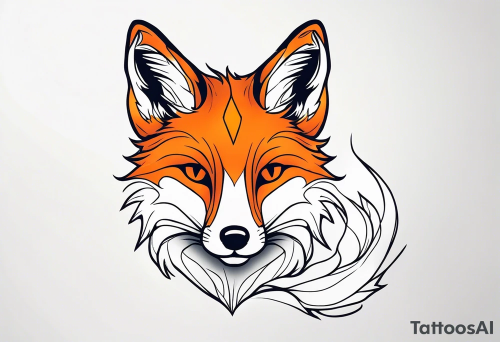 little fox tattoo idea