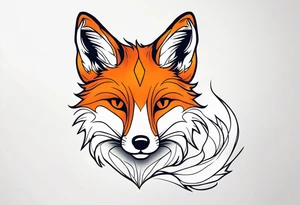 little fox tattoo idea