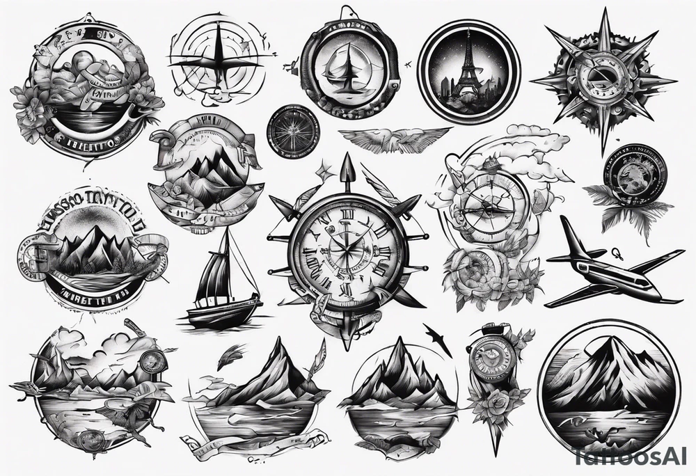 Travel tattoo idea