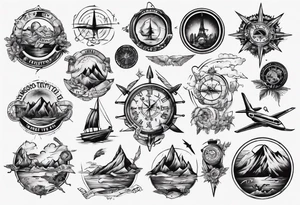 Travel tattoo idea