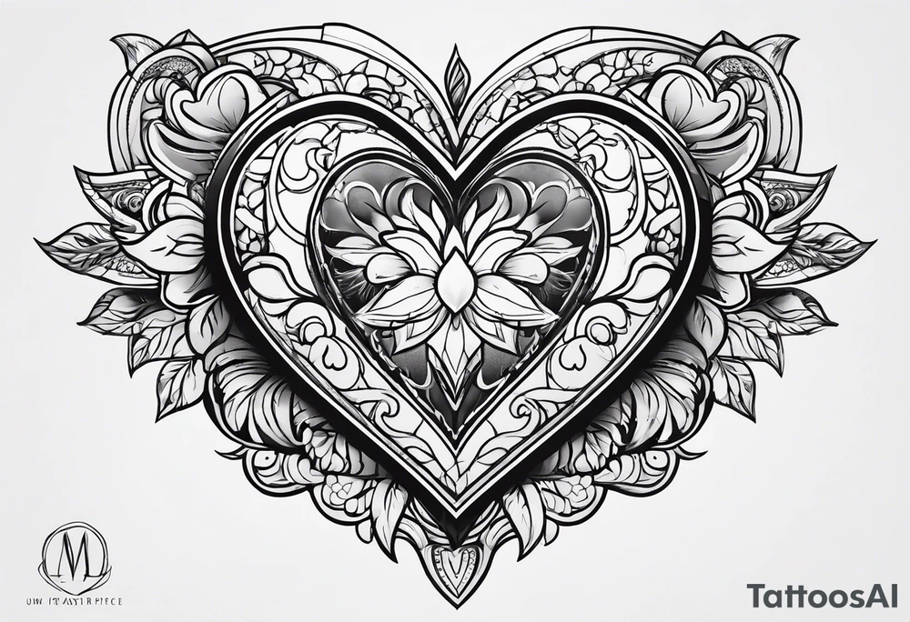 heart tattoo tattoo idea