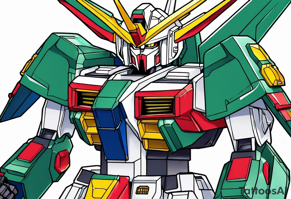 Gundam eating tacos tattoo idea
