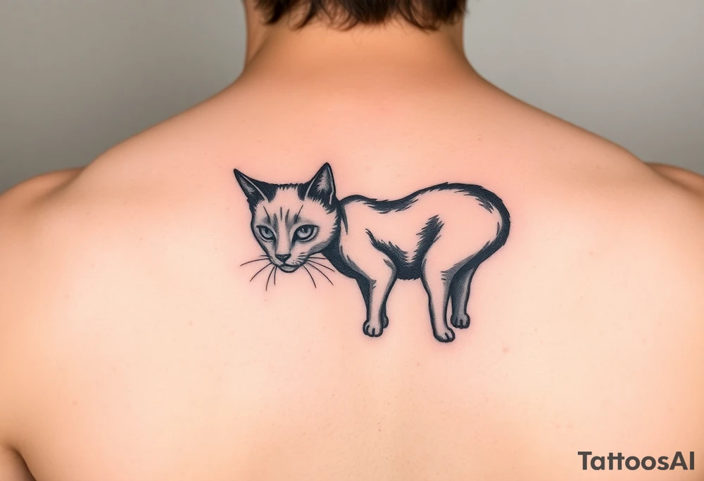 Black Cat tattoo idea