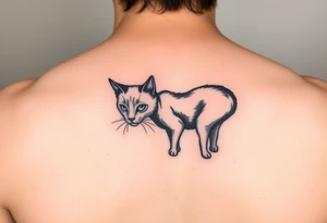 Black Cat tattoo idea