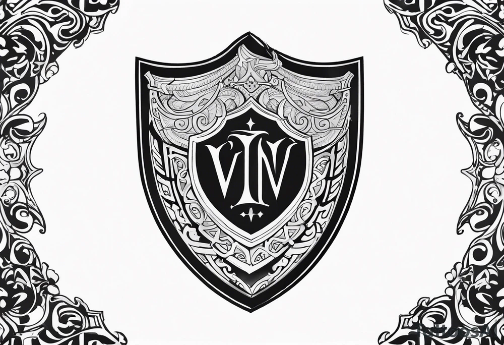 Valhalla shield tattoo idea