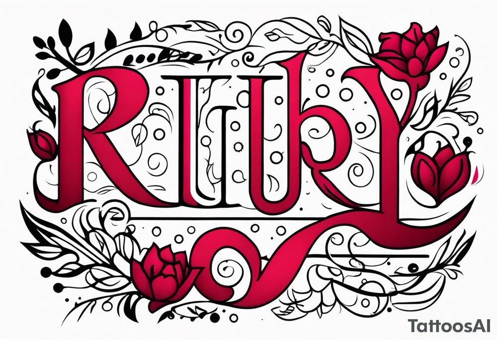 Ruby 🐾 tattoo idea