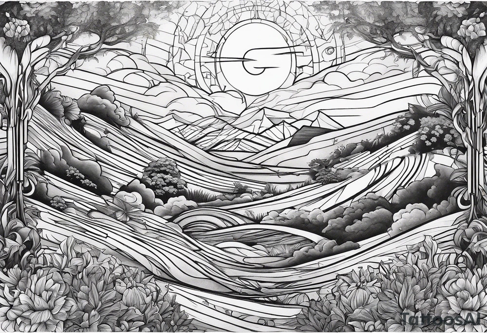 A field of lightsabers tattoo idea