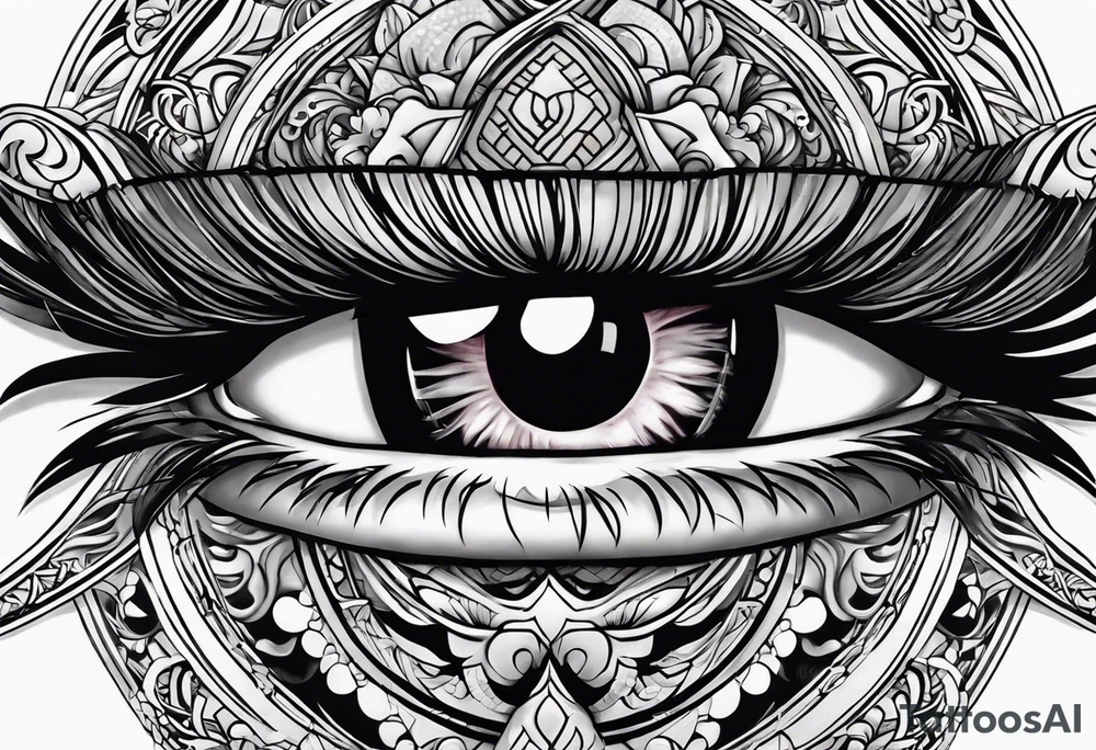 Byakugan eyes tattoo idea